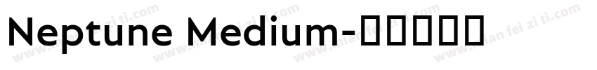 Neptune Medium字体转换